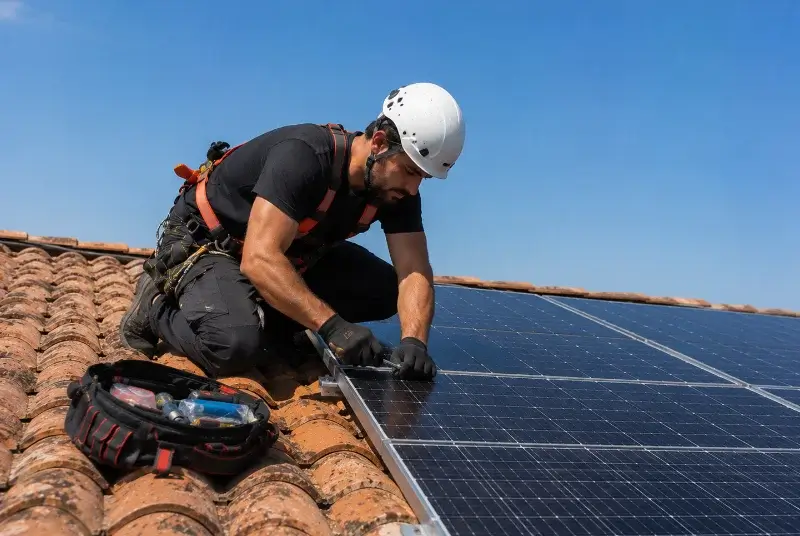 Maintenance et monitoring de panneaux solaires à Lautrec
